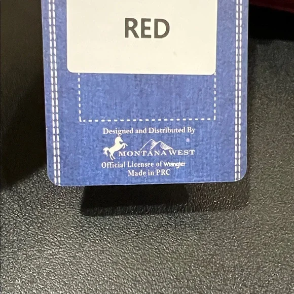 Wrangler | Red Rose Tooled Bag w/ Crossbody and Fringe Accents - Picture 12 of 12